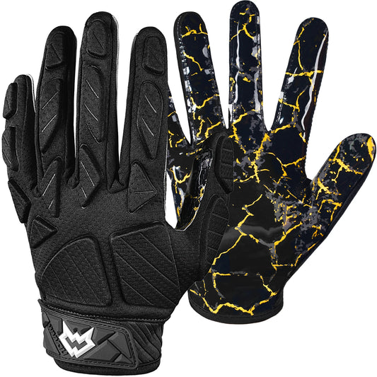 Sticky Padded Receiver Gloves/Lineman Gloves